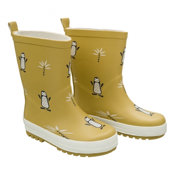 FRESK Penguin Rain Boots - Mustard