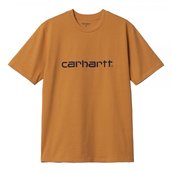 CARHARTT WIP T-Shirt Script - Ochre...