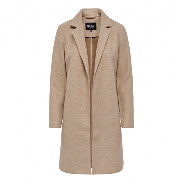 karry 【long boa coat】 beige Beige Wool Coat Cream Color Women's