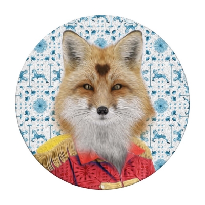SURREALEJOS Plate - Red Fox