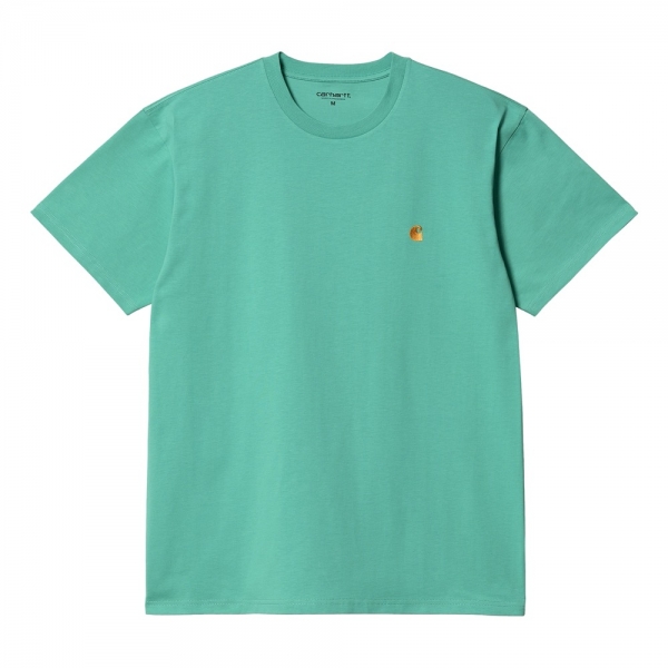CARHARTT WIP Chase T-Shirt - Aqua Green