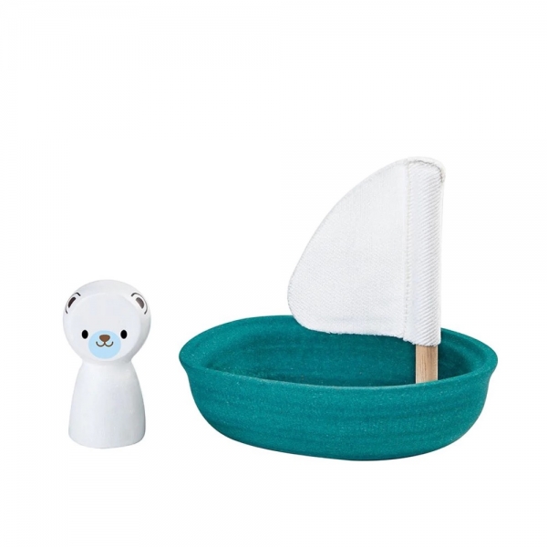 PLAN TOYS Sailing Boat - Polar Bear