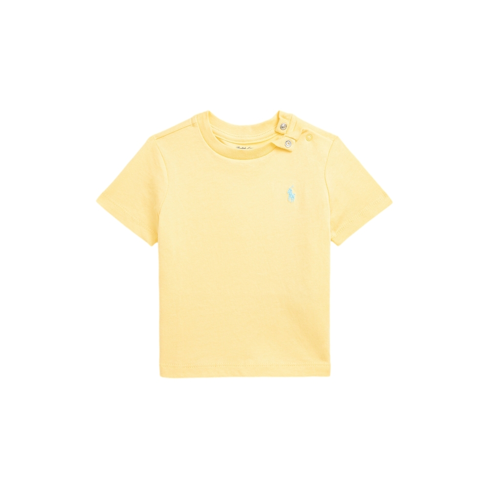 POLO RALPH LAUREN Baby Cotton Jersey Crewneck T-Shirt - Yellow -...