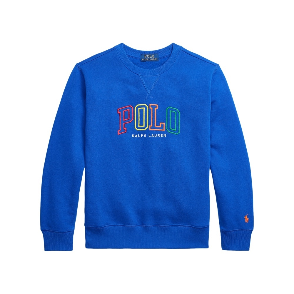 POLO RALPH LAUREN Youth Logo Fleece Pullover - Blue - Mau Feitio