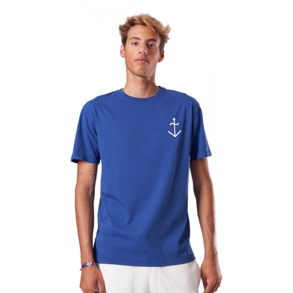 LA PAZ Dantas Logo T-Shirt - Blue