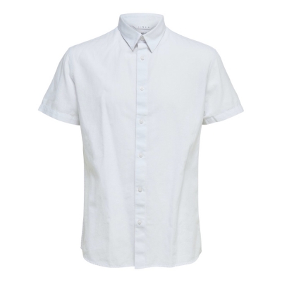 SELECTED Regnew-Linen - White