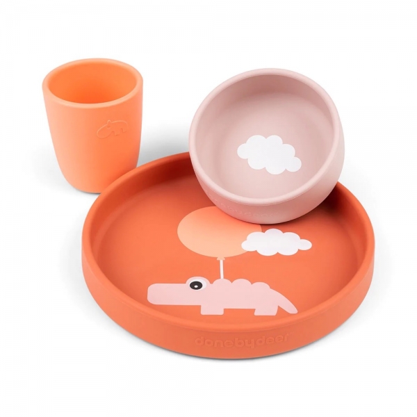 DONE BY DEER Silicone Dinner Set...