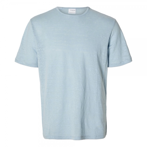 SELECTED T-Shirt Bet Linen - Cashmere...
