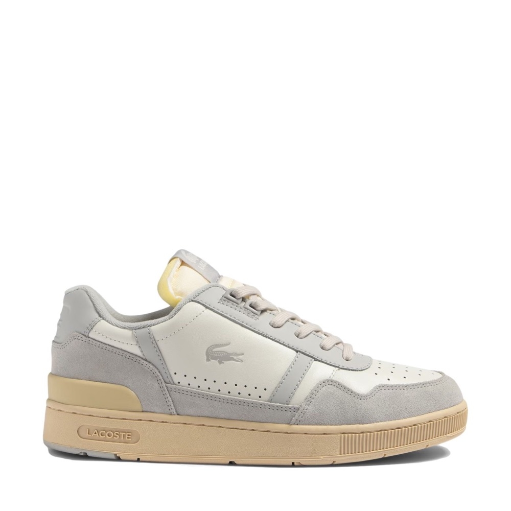 Lacoste T-CLIP - Sneaker low - off white/offwhite 