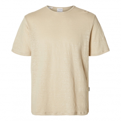 SELECTED T-Shirt Bet Linen...