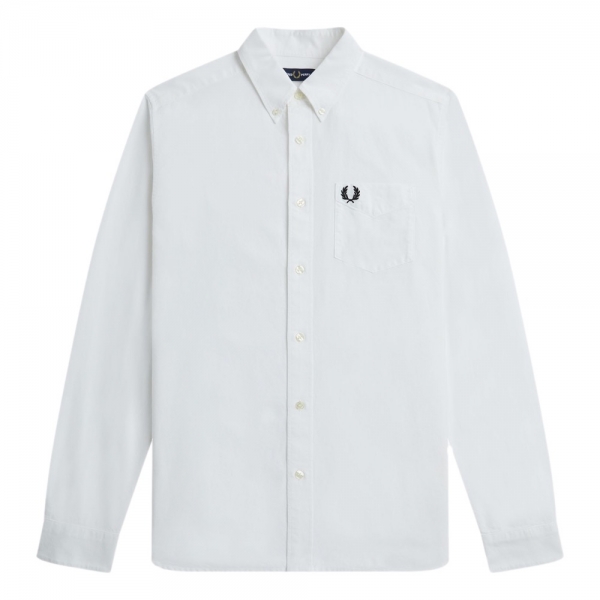 FRED PERRY Oxford Shirt M5516 - White