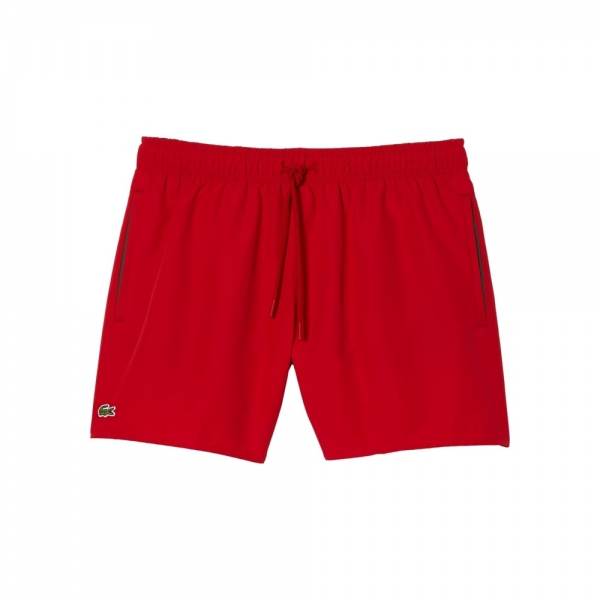 LACOSTE Quick Dry Swim Shorts - Rouge...