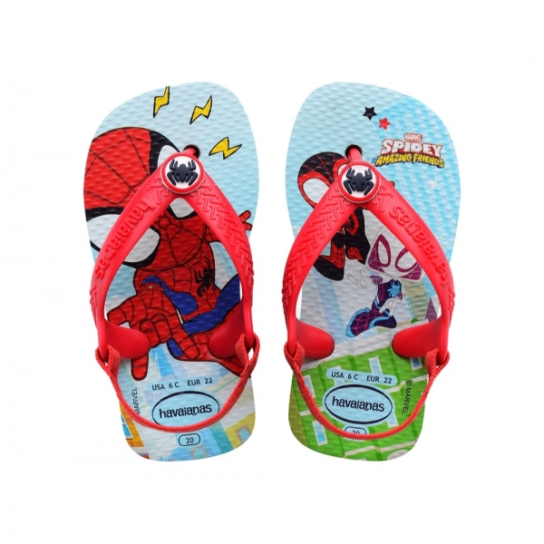 HAVAIANAS Baby Marvel - Blue Red