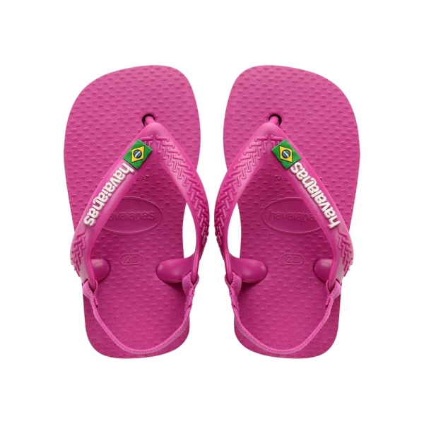 HAVAIANAS Baby Brasil Logo - Pink Gum