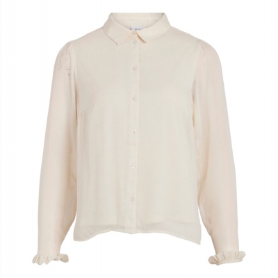 VILA Camisa Ane L/S - Birch