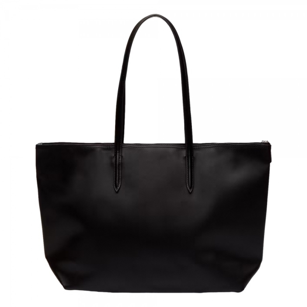 LACOSTE Concept Zip Tote Bag Noir Mau Feitio