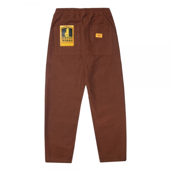 SERVICE WORKS Classic Chef Pants - Brown