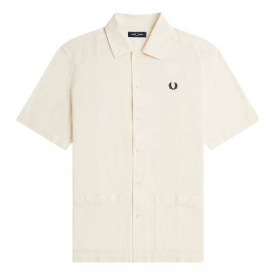 FRED PERRY Linen-Blend...