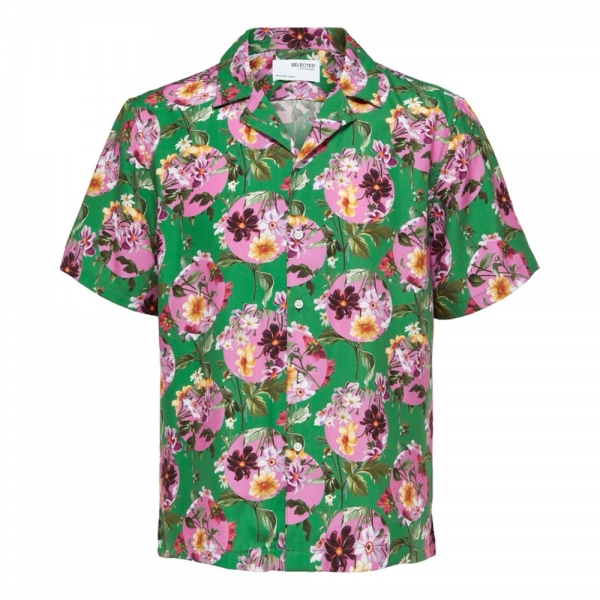 SELECTED Camisa Relax Liam - Jolly Green