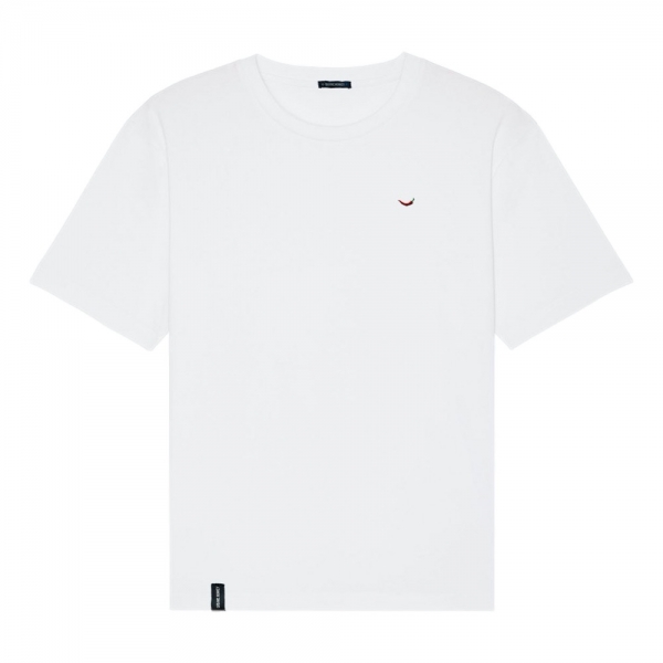 ORGANIC MONKEY T-Shirt Red Hot - White