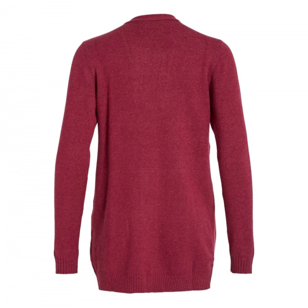 VILA Noos Ril Cardigan Beet Red Mau Feitio