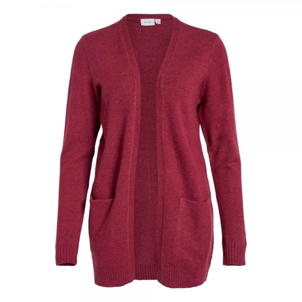 VILA Noos Ril Cardigan Beet Red Mau Feitio