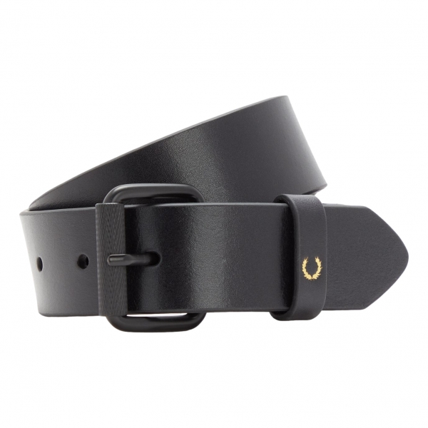 FRED PERRY Burnished Leather Belt...