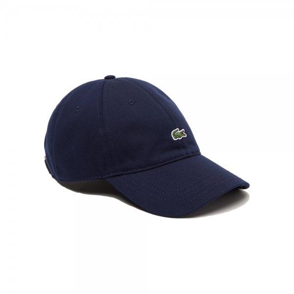 LACOSTE Organic Cotton Cap - Blue Marine