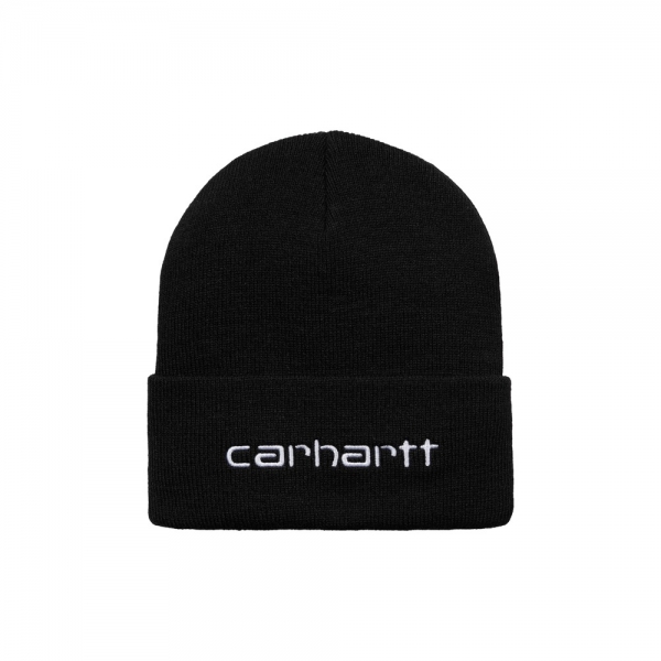 CARHARTT WIP Gorro Script - Black/White