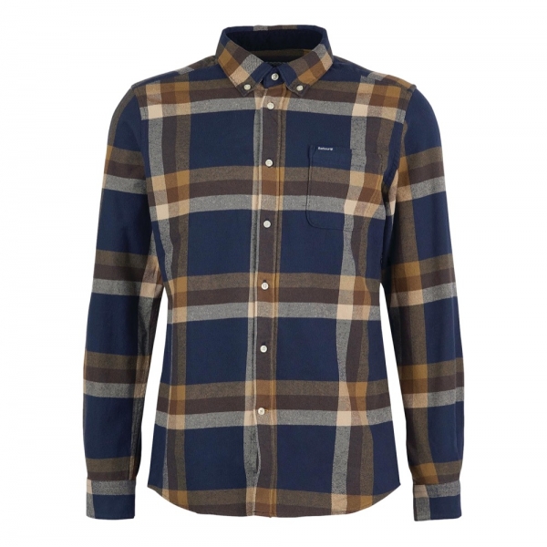 BARBOUR Shirt Folley Tailored - Navy