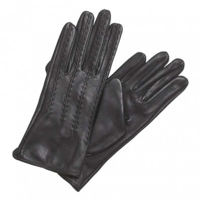 VILA Laura Leather Gloves -...