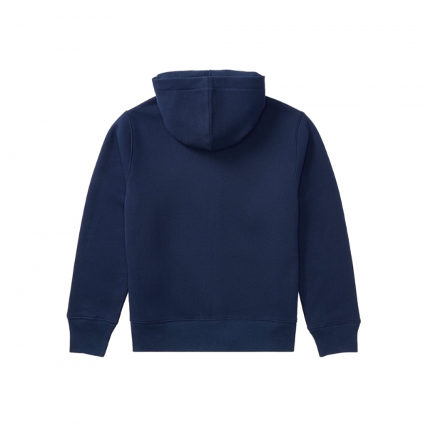 POLO RALPH LAUREN Junior Zip Fleece Hoodie - Navy - Mau Feitio