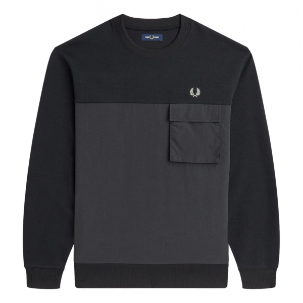FRED PERRY Sweatshirt Ripstop Blend...