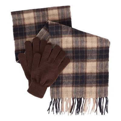 BARBOUR Scarf & Gloves Gift...