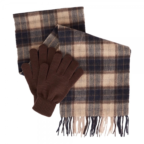 BARBOUR Scarf & Gloves Gift - Autumn...