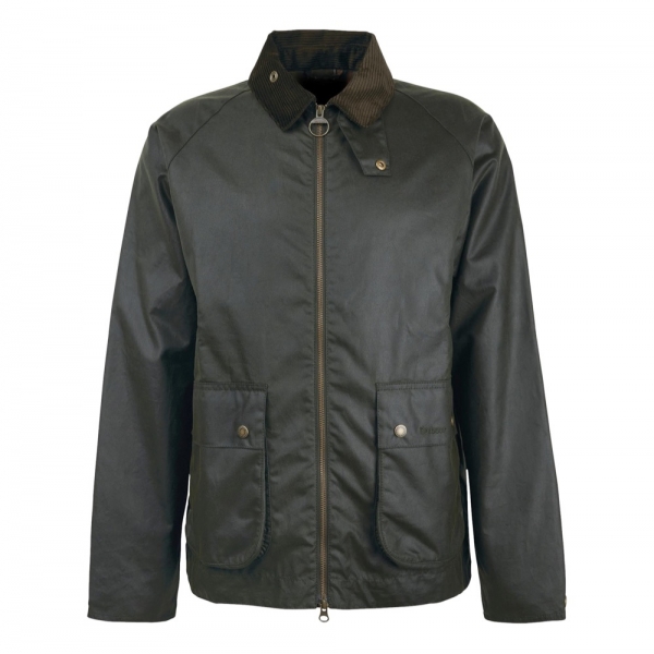 BARBOUR Bedale Short Wax Jacket - Olive