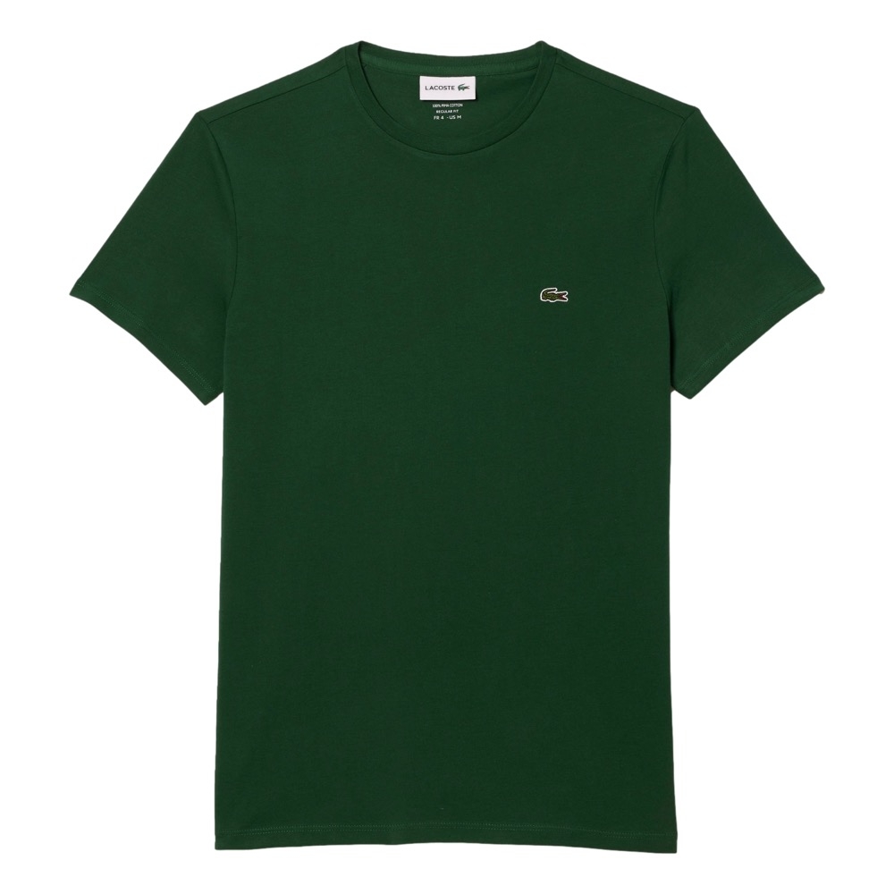 LACOSTE T-Shirt Regular Fit - Vert - Mau Feitio