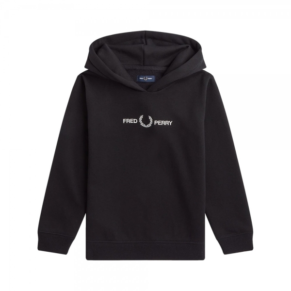 FRED PERRY Junior Hooded SY4121 - Black