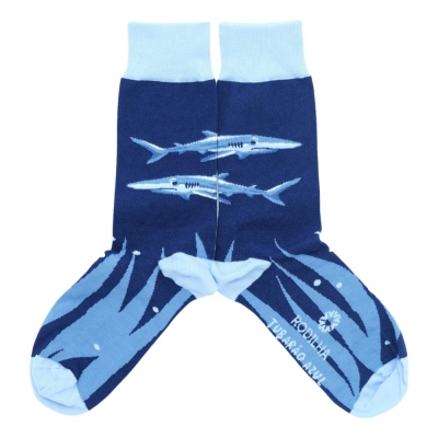 RODILHA Tubarão Azul Socks...