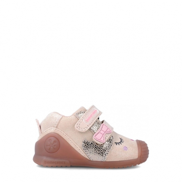 BIOMECANICS Baby Sneakers 231107-B - Serraje Laminado - Mau Feitio