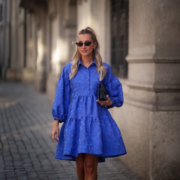 AS DEOLINDAS Dress Carlota - Blue