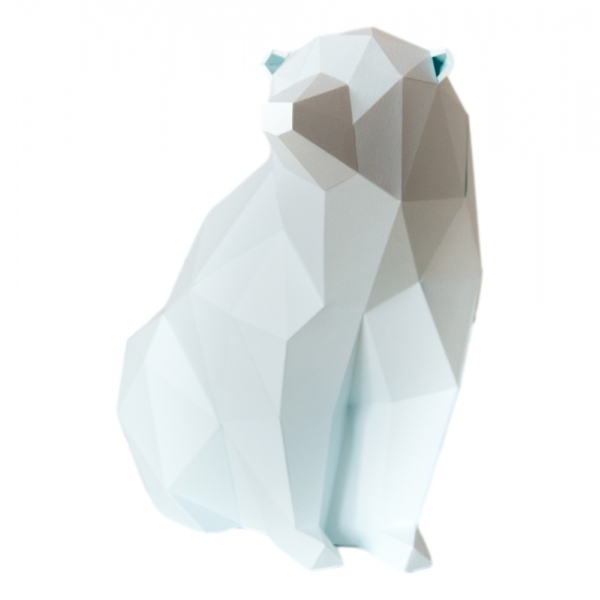 OWL PAPERLAMPS Polar Bear - Soft Blue