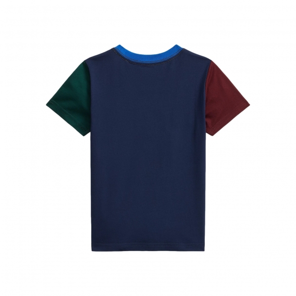 POLO RALPH LAUREN T-Shirt Custom Slim Fit - Navy - Mau Feitio