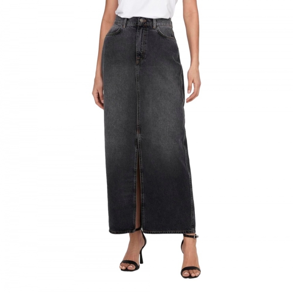ONLY Noos Cilla Long Skirt - Washed...