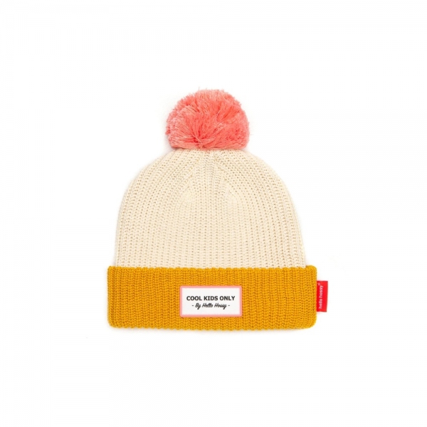 HELLO HOSSY Color Block Kid Beanie -...