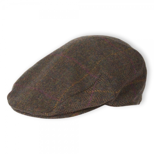 BARBOUR Crieff Cap - Olive/Purple/Yellow