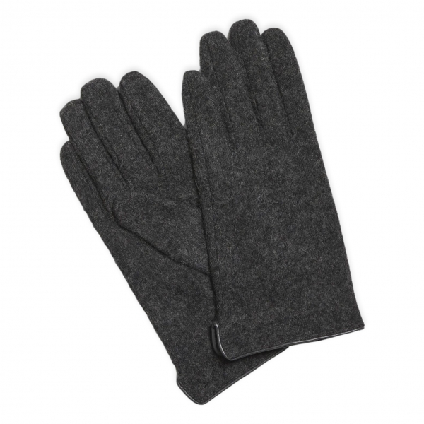 VILA Gloves Leoni - Dark Grey Melange