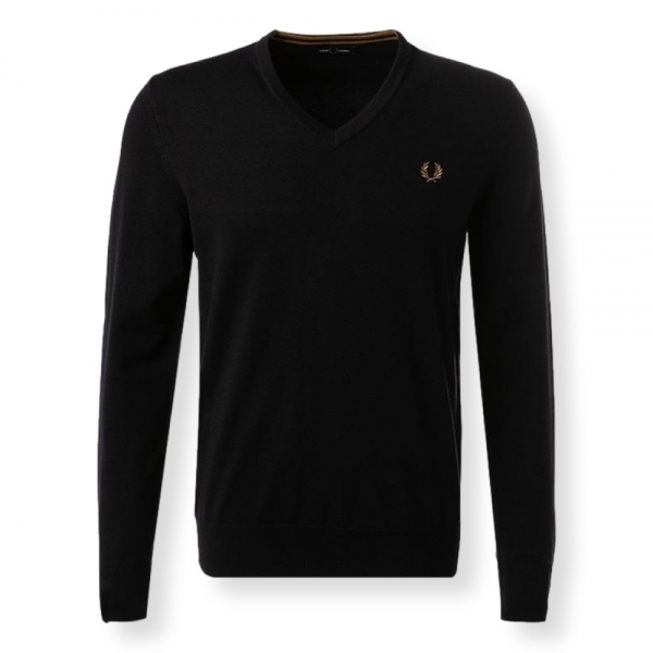 FRED PERRY Classic V Neck Jumper...