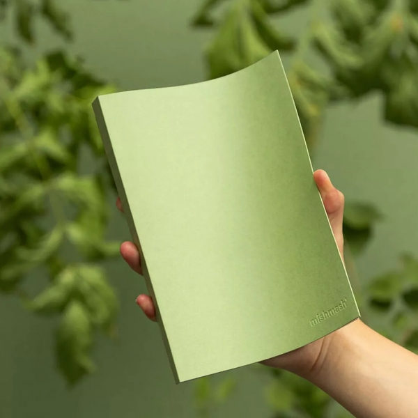 MISHMASH Naked Plain Notebook - Matcha