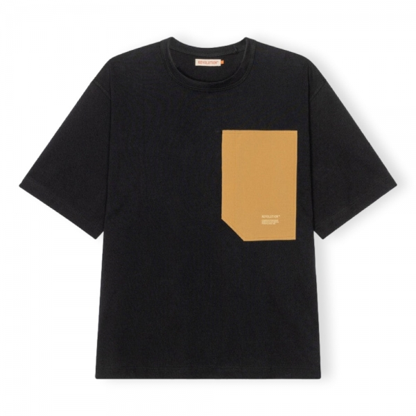 REVOLUTION T-Shirt Oversize 1361 - Black
